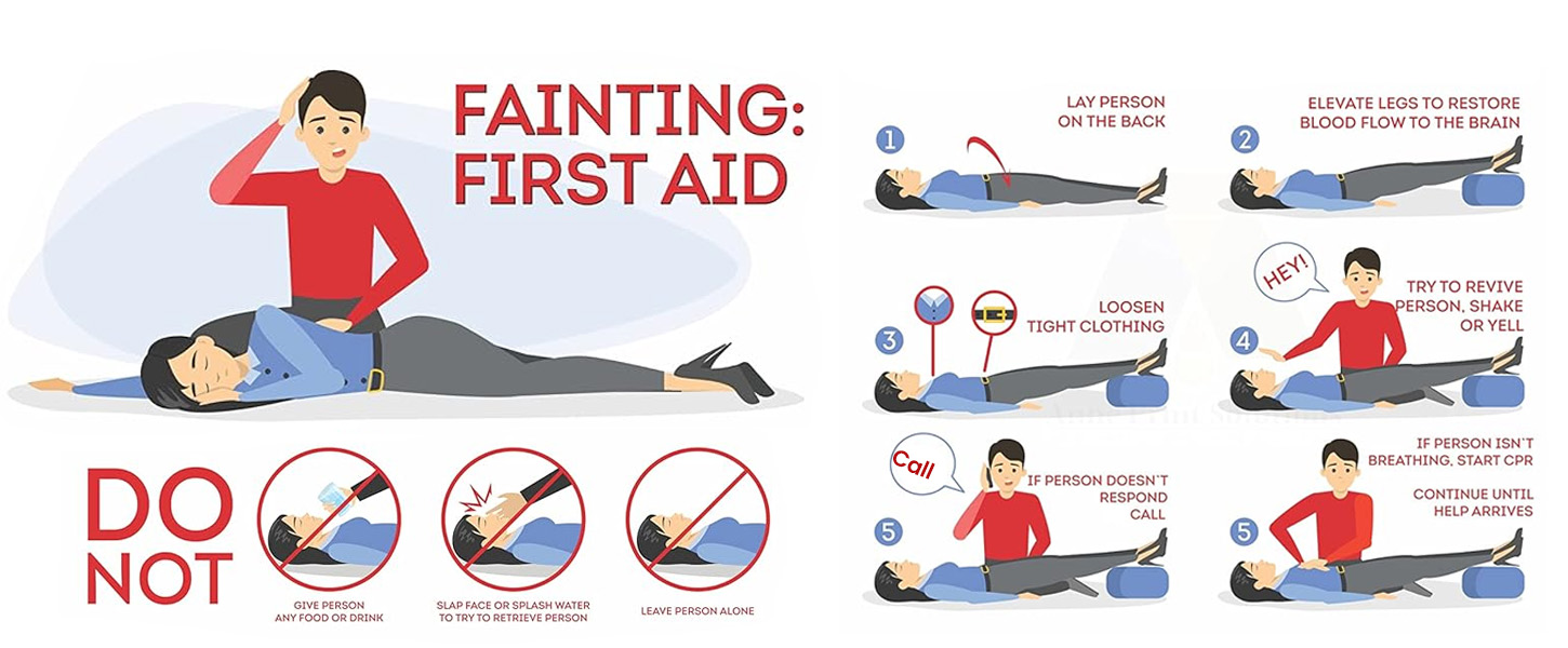 Fainting first aid green world nebosh iosh