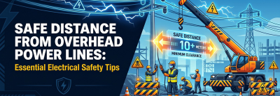 Power Line Safety Tips Safe Distance from Overhead Power Lines: Essential Electrical Safety Tips